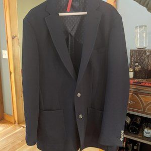 ZNT18 Two Button Navy Suit Jacket 44L